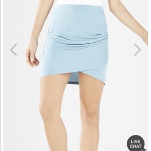 BCBGMAXAZRIA blue Paloma mini skirt